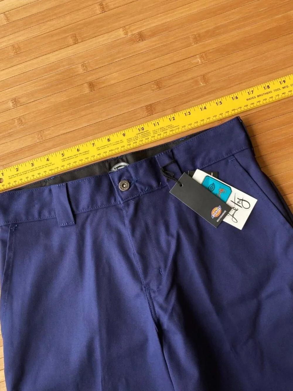 Dickies Skateboarding Jamie Foy Loose Fit Twill Pants Mens 30x32 Navy NWT
